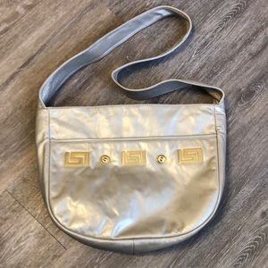Chic Silver and Gold Shoulder Bag